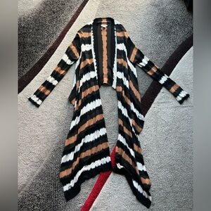 Harold’s Tie Dye High Low Duster Cardigan Sweater